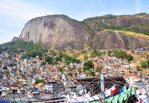 Passeio na favela da Rocinha do Rio de Janeiro
