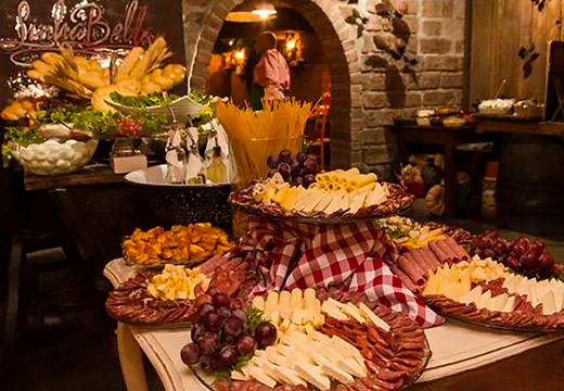 Noite Italiana na Cantina Linha Bella