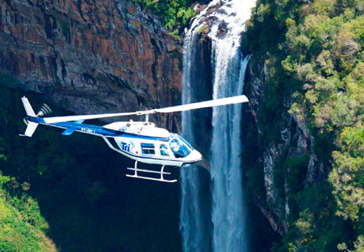 Passeio de Helicóptero - Cascata do Caracol